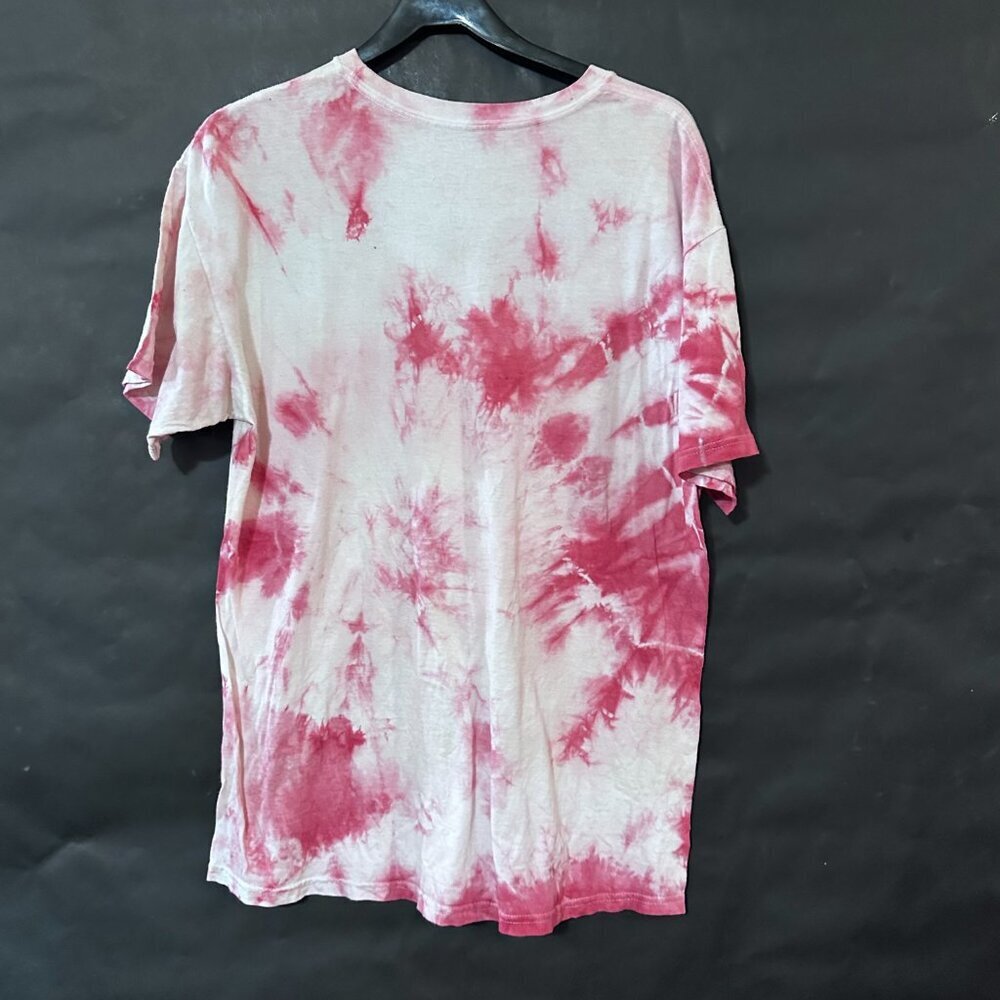 Marc Ecko Shirt Tie Dyed Cotton Red Tee T-shirt Size Large Statue of Liberty - Picture 2 of 5